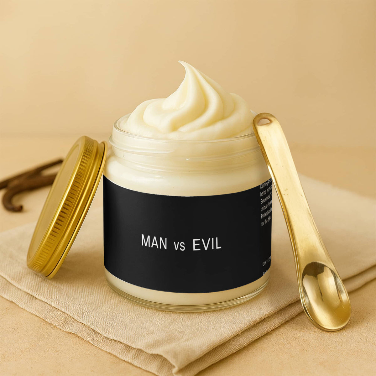 Whipped Grass-Fed Tallow Balm with Vanilla Bean